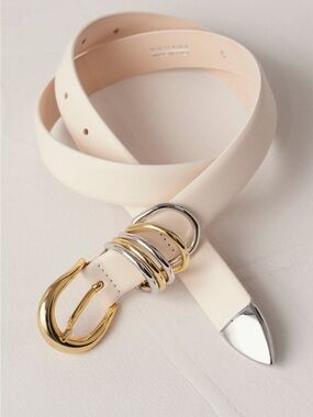 Dehanche Hollyhock leather belt
